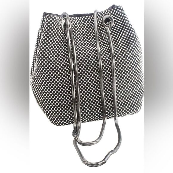 Handbags - Rhinestone Luxury Black Bags Purse
